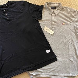 NWT Bundle of 2 Men's Large Five Four Short Sleeve Shirts